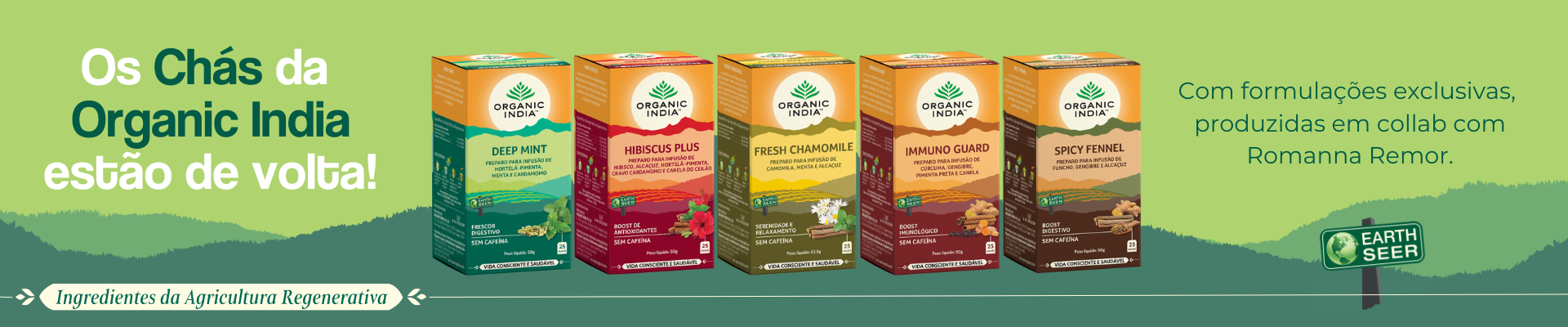 Lançamento Organic India